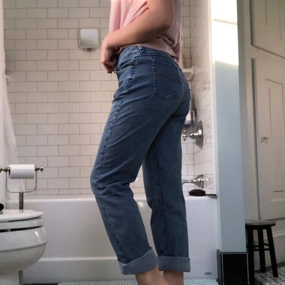 thrifted mom jeans